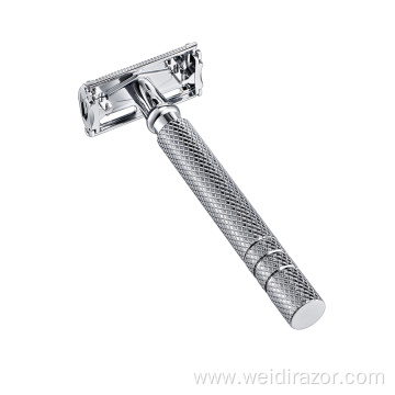 Butterfly Opening Micro Comb Safety Razor Double Edge